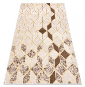 Makro Abra Moderní kusový koberec MEFE B400 Kostky 3D krémový / béžový Rozměr: 120x170 cm