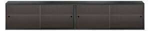 NORTHERN Skříňka Hifive Glass Storage, Black Oak, 200 cm / podstavec 15 cm