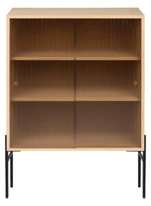 NORTHERN Skříňka Hifive Glass Cabinet, Light Oak, 75 cm / podstavec 28 cm