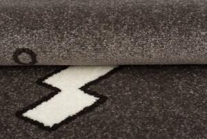 Makro Abra Dětský kusový koberec FIESTA 36213/37122 Králík Klobouk šedý Rozměr: 60x110 cm