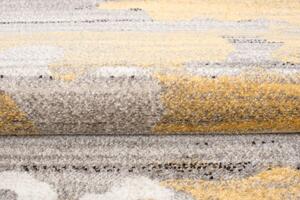 Makro Abra Moderní kusový koberec FIESTA 36304/37226 šedý / žlutý Rozměr: 60x110 cm