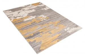 Makro Abra Moderní kusový koberec FIESTA 36304/37226 šedý / žlutý Rozměr: 120x170 cm