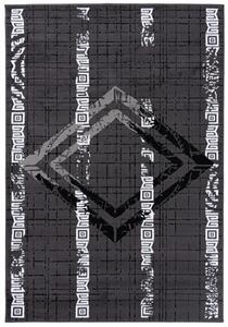 Makro Abra Moderní kusový koberec ATENA FM35A tmavě šedý Rozměr: 120x170 cm