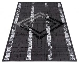 Makro Abra Moderní kusový koberec ATENA FM35A tmavě šedý Rozměr: 140x200 cm