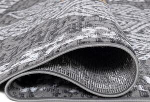 Makro Abra Moderní kusový koberec ATENA FH13A šedý Rozměr: 80x150 cm