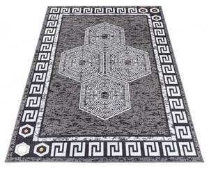 Makro Abra Moderní kusový koberec ATENA FH12A šedý Rozměr: 80x150 cm