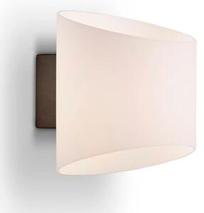 Herstal - Evoke Nástěnné Svítidlo IP44 Oval Anthracite/Opál