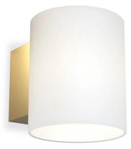 Herstal - Evoke Nástěnné Svítidlo IP44 Small Satin Brass/Opál