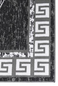 Makro Abra Moderní kusový koberec ATENA FH12A tmavě šedý Rozměr: 120x170 cm
