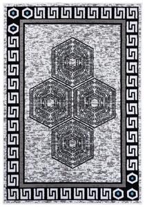 Makro Abra Moderní kusový koberec ATENA FH12B bílý Rozměr: 80x150 cm