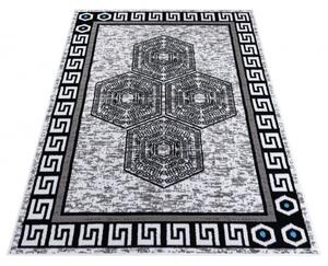 Makro Abra Moderní kusový koberec ATENA FH12B bílý Rozměr: 120x170 cm
