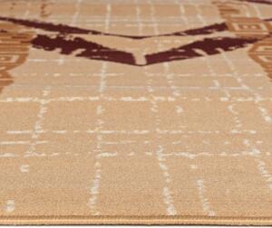 Makro Abra Moderní kusový koberec ATENA FM35A světle béžový Rozměr: 80x150 cm