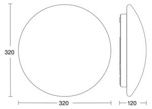 Steinel 056087-LED Koupelnové stropní svítidlo RSPROP2 LED/15,5W/230V 4000K IP54