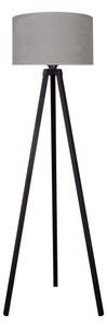 Brilagi - Stojací lampa VELVET 1xE27/60W/230V wenge/šedá