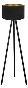 Brilagi - Stojací lampa VELVET 1xE27/60W/230V černá/wenge