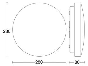 Steinel 069674-LED Koupelnové svítidlo se senzorem RSPRO P1 9,4W/230V 4000K IP54