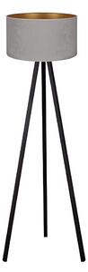 Brilagi - Stojací lampa VELVET 1xE27/60W/230V wenge/šedá