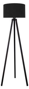 Brilagi - Stojací lampa VELVET 1xE27/60W/230V černá/wenge