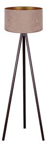 Brilagi - Stojací lampa VELVET 1xE27/60W/230V wenge/béžová