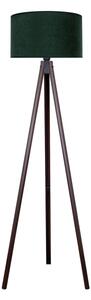 Brilagi - Stojací lampa VELVET 1xE27/60W/230V wenge/zelená