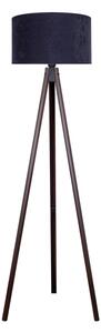 Brilagi - Stojací lampa VELVET 1xE27/60W/230V wenge/modrá