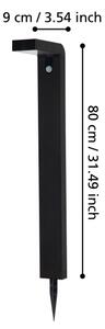 Eglo 900246 - LED Venkovní solární lampa se senzorem 18xLED/0,2W/3,7V IP44