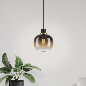 Eglo 99614 - Lustr na lanku OILELLA 1xE27/40W/230V hnědá