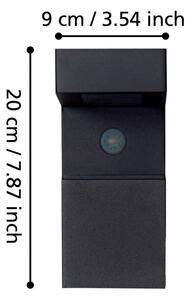 Eglo 900245 - LED Venkovní solární svítidlo se senzorem 18xLED/0,2W/3,7V IP44