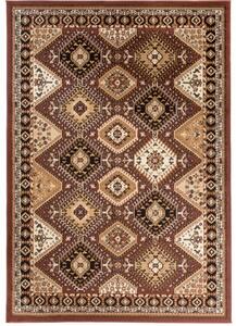 Makro Abra Klasický kusový koberec EUFRAT A611E hnědý Rozměr: 120x170 cm