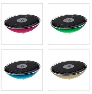 LED RGB Stolní lampa s bezdrátovým nabíjením LED/10W/230V