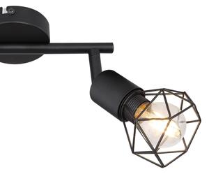 Globo - LED Bodové svítidlo XARA 2xE14/6W/230V černá