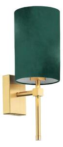 Argon 8109 - Nástěnná lampa ABRUZZO 1xE14/7W/230V mosaz/zelená