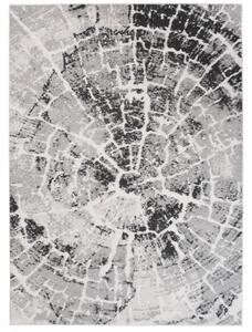 Makro Abra Moderní kusový koberec TROYA V468A Kmen stromu šedý Rozměr: 140x200 cm