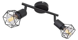 Globo - LED Bodové svítidlo XARA 2xE14/6W/230V černá