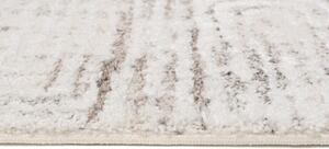 Makro Abra Moderní kusový koberec TROYA V481E krémový hnědý Rozměr: 60x100 cm