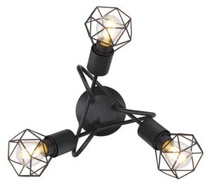 Globo - LED Přisazený lustr XARA 3xE14/6W/230V černá