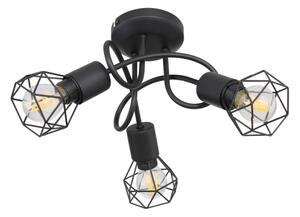 Globo - LED Přisazený lustr XARA 3xE14/6W/230V černá
