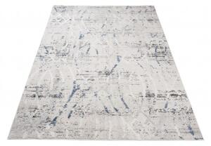 Makro Abra Moderní kusový koberec TROYA V488S krémový modrý Rozměr: 200x300 cm