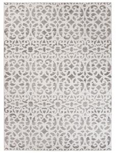 Makro Abra Moderní kusový koberec TROYA V492B krémový šedý Rozměr: 60x100 cm