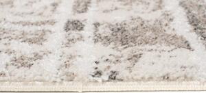 Makro Abra Moderní kusový koberec TROYA V474F krémový hnědý Rozměr: 60x100 cm