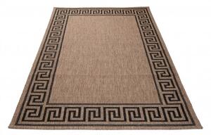Balta Kusový koberec Sisal Floorlux 20014 Coffee / Black Rozměr: 140x200 cm