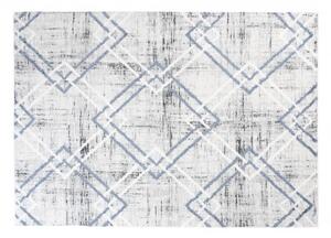 Makro Abra Moderní kusový koberec TROYA V454A krémový modrý Rozměr: 120x170 cm