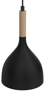 Lustr na lanku NOAK WOOD 2xE27/15W/230V černá/buk