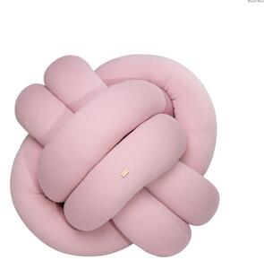 Dětský pokoj - Polštář uzlík na sezení v pudrově růžové barvě
