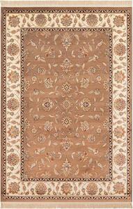Klasický kusový koberec Ragotex Beluchi 88494 9262 Květy béžový Rozměr: 135x195 cm