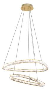 LED závěsné svítidlo 4400 lm 2700-6000K zlaté s dálkovým ovladačem Zuma Line ATHESA MD3169-2-3GT