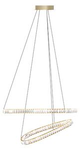LED závěsné svítidlo 4400 lm 2700-6000K zlaté s dálkovým ovladačem Zuma Line ATHESA MD3169-2-3GT