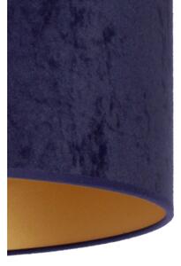 Duolla - Stropní svítidlo ROLLER 1xE27/15W/230V pr. 40 cm modrá/zlatá