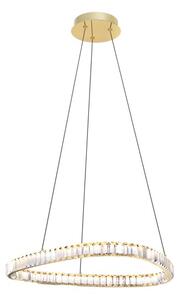 LED závěsné svítidlo 3000 lm 2700-6000K zlaté s dálkovým ovladačem Zuma Line ATHESA MD3169-1-3GT