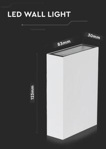 LED Venkovní nástěnné svítidlo LED/4W/230V 6400K IP65 bílá